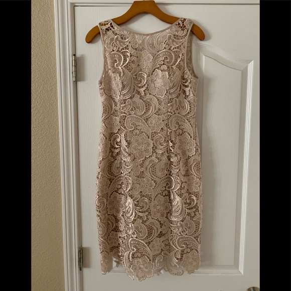 Adrianna Papell Embroidered Sheath Dress - Picture 1 of 2